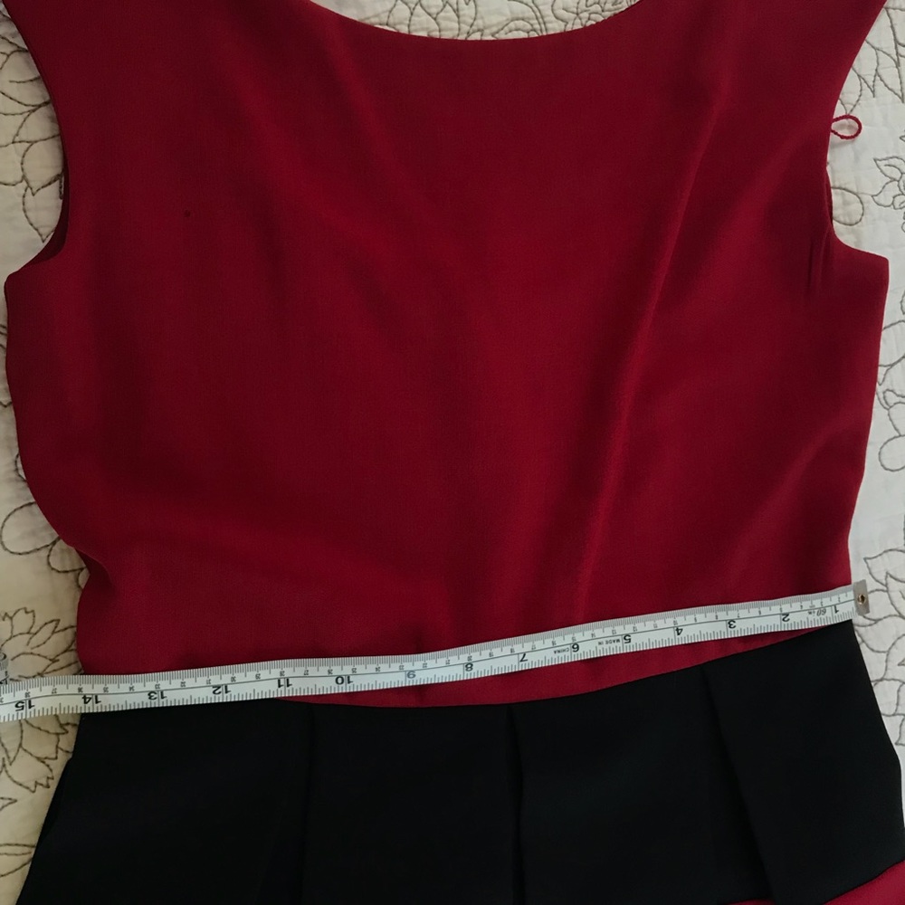 Tiana B. Red & Black A-Line Dress - 4 - Picture 7 of 8